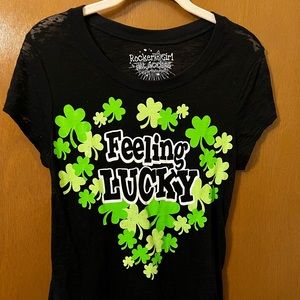 Feeling Lucky Tee Shirt for St. Paddy’s Day🍀